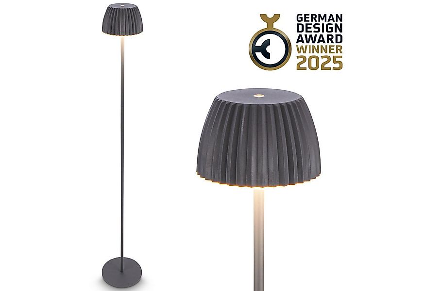 Briloner Leuchten LED Stehlampe Riffle Stehleuchte kabellos Akku dimmbar De günstig online kaufen