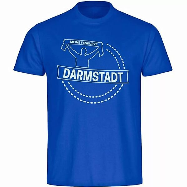 multifanshop T-Shirt Herren Darmstadt - Meine Fankurve - Männer günstig online kaufen