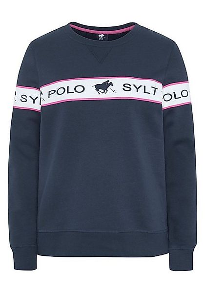 Polo Sylt Sweatshirt mit eingearbeitetem Logo-Kontraststreifen günstig online kaufen