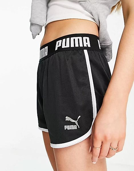 Puma – Schwarze Shorts günstig online kaufen