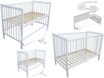 Micoland Beistellbett Kinderbett Beistellbett Babybett 120x60cm günstig online kaufen