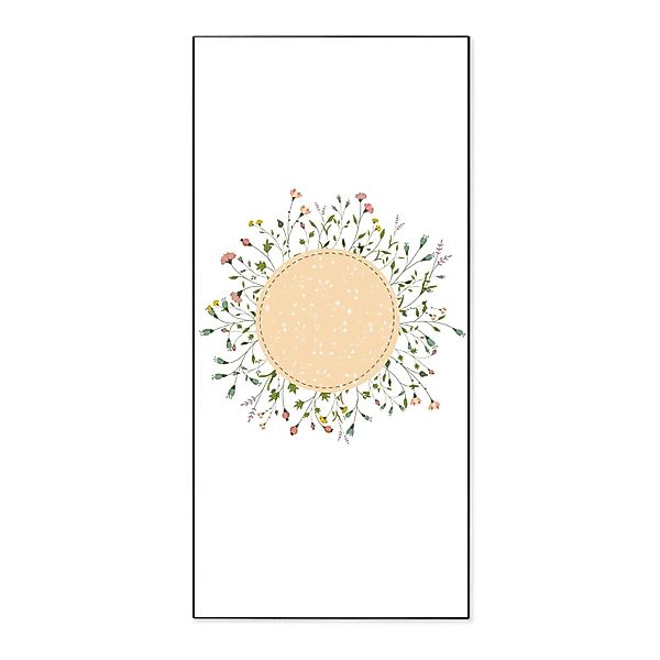 Banjado Magnettafel 37x78cm Magnetwand  Schwarz Aus Metall Magnetpinnwand P günstig online kaufen