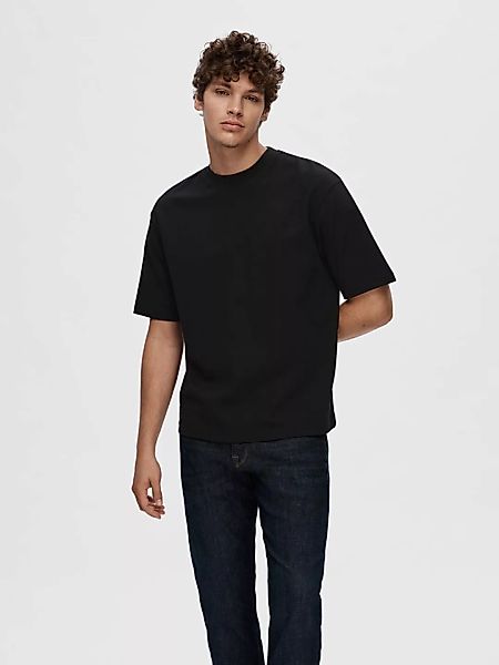 SELECTED HOMME T-Shirt SLHLOOSEOSCAR SS O-NECK TEE NOOS günstig online kaufen
