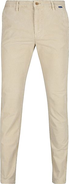 Mac Chino Griffin Corduroy Ecru - Größe W 33 - L 32 günstig online kaufen