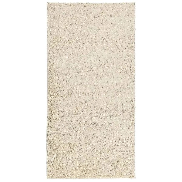 vidaXL Teppich Shaggy Hochflor Modern Golden 100x200 cm 375342 günstig online kaufen
