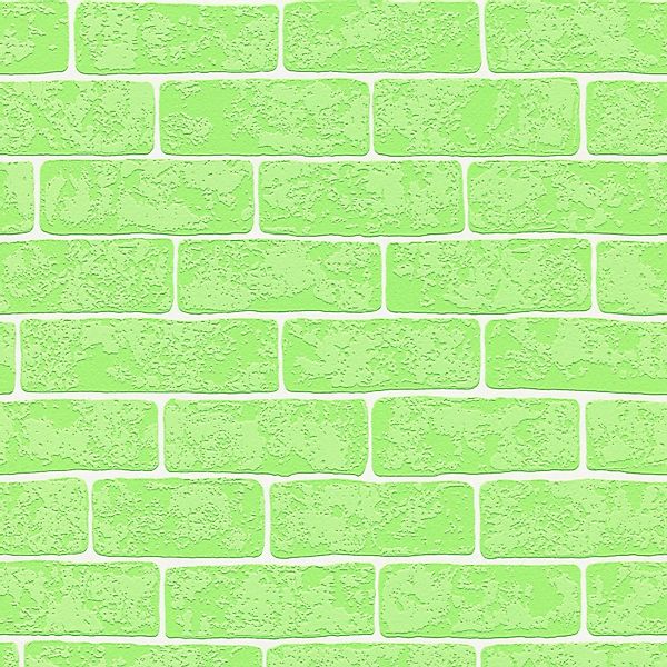 Bricoflor Mauer Tapete Neon Grün ausgefallene Tapete in Steinoptik in Neonf günstig online kaufen