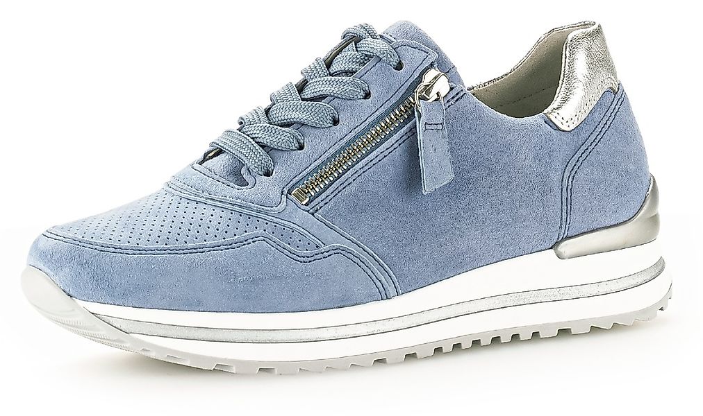 Gabor TURIN Keilsneaker mit Lochmuster, Weite günstig online kaufen