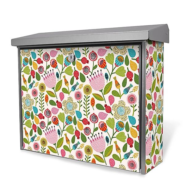 Banjado Briefkasten Edelstahl 38.5x31.5x12cm Ohne Zeitungsfach Inkl. Montag günstig online kaufen