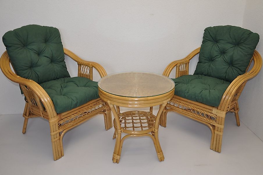Rattani Rattanstuhl Rattangarnitur Rattangruppe Rio Rattansessel günstig online kaufen