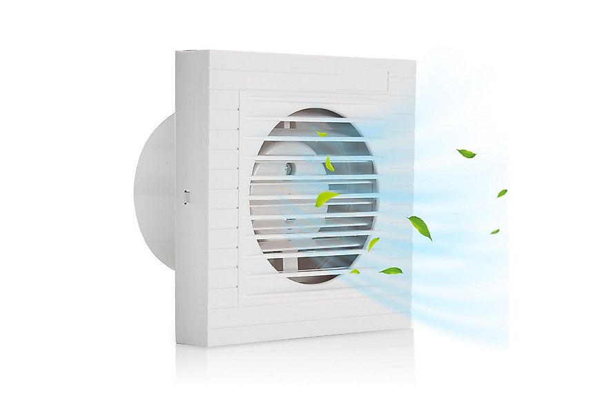 Clanmacy Wandventilator Badlüfter 100/150mm Ventilator Wandlüfter Mit Rückf günstig online kaufen