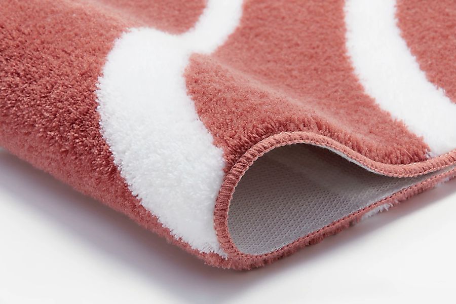 Kleine Wolke Badematte »Flame« Höhe 15 mm rutschhemmend beschichtet fußbode günstig online kaufen