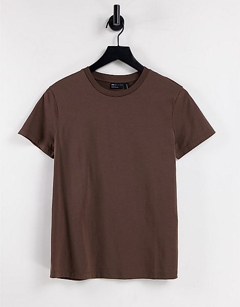 ASOS DESIGN – Ultimate – T-Shirt mit Rundhalsausschnitt aus Bio-Baumwollmix günstig online kaufen