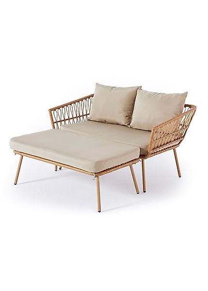 Wohnando Gartenliege Gartensofa "Maike" modernes Loungesofa, günstig online kaufen
