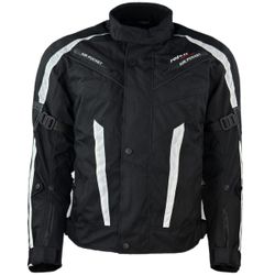 roleff Motorradjacke RO546 - Schwarz-Weiß, wasserdicht, günstig online kaufen