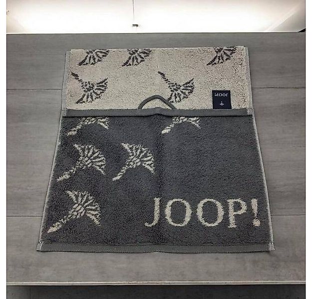 JOOP! Gästehandtuch Move Faded Cornflower 1691 Anthrazit, Baumwolle günstig online kaufen