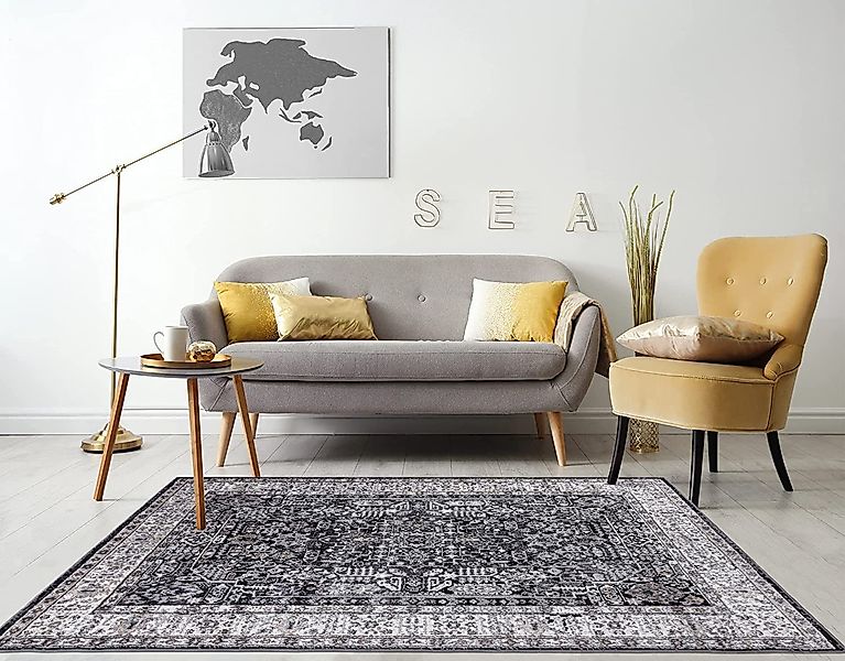 Mazovia Orientteppich DY-IDAHO-ORIENTAL, 80x150, Geometrisch, Vintage, günstig online kaufen