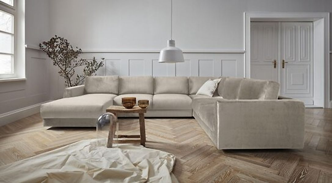 Home affaire Wohnlandschaft »Hobro U-Form« in 3 Bezugsqualitäten in vielen günstig online kaufen