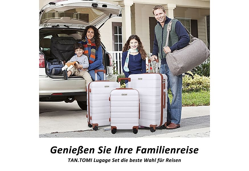 TAN.TOMI Handgepäckkoffer Koffer Hartschale Leicht Reisekoffer ABS Geräumig günstig online kaufen