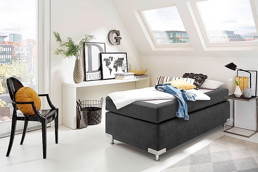 Westfalia Schlafkomfort Boxspringbett "Holland" ohne Kopfteil, frei im Raum günstig online kaufen