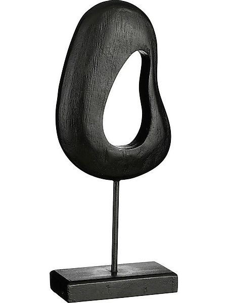 Mica Decorations Dekofigur Mica Dekorationobjekt Pastina schwarz Mangoholz günstig online kaufen