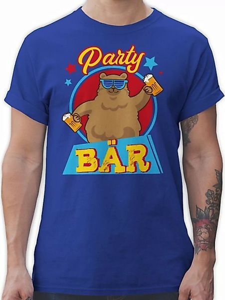 Shirtracer T-Shirt Party Bär - Party & Alkohol Herren - Herren Premium T-Sh günstig online kaufen