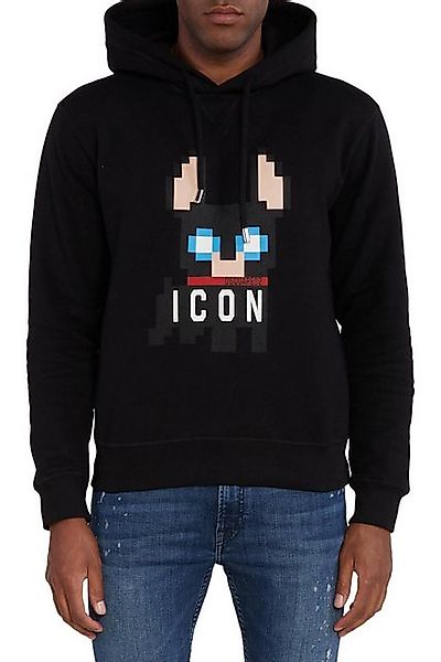 Dsquared2 Rundhalspullover Dsquared2 Ciro’s Pixelated Charm Icon Hoodie Sch günstig online kaufen