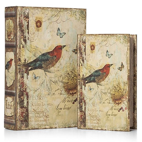Moritz Etui Buchattrappe Vogel und Schmetterlinge günstig online kaufen