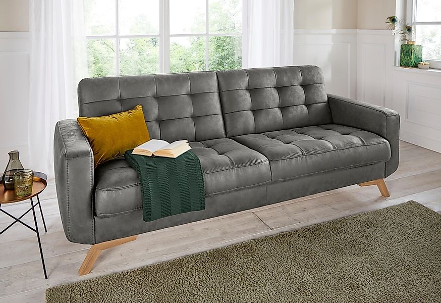 exxpo - sofa fashion 3-Sitzer "Fiord, aktuelles Design, tolle Detailverarbe günstig online kaufen