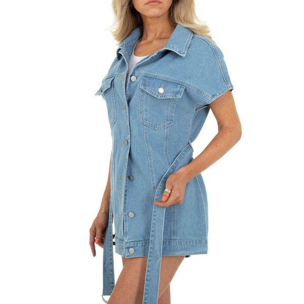 Ital-Design Jeansjacke Damen Freizeit Hemd Jeansstoff günstig online kaufen