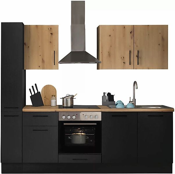 BASIC by Balculina Küchenzeile »Turin«, Breite 240 cm, wahlweise mit E-Gerä günstig online kaufen
