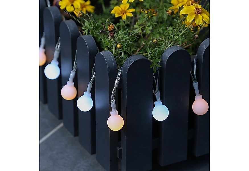MARELIDA LED-Lichterkette LED Deko Berry Mini Kugeln 20LED warmweiß kaltwei günstig online kaufen