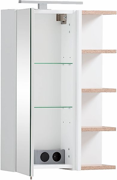 Schildmeyer Spiegelschrank "Balto", nit LED-Beleuchtung, Regal beidseitig m günstig online kaufen