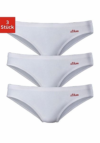 s.Oliver Bikinislip, aus elastischer Baumwoll-Qualität günstig online kaufen