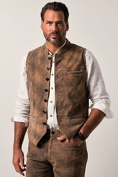 JP1880 Steppweste JP1880 Leder-Weste Tracht Rindleder bis 72 günstig online kaufen