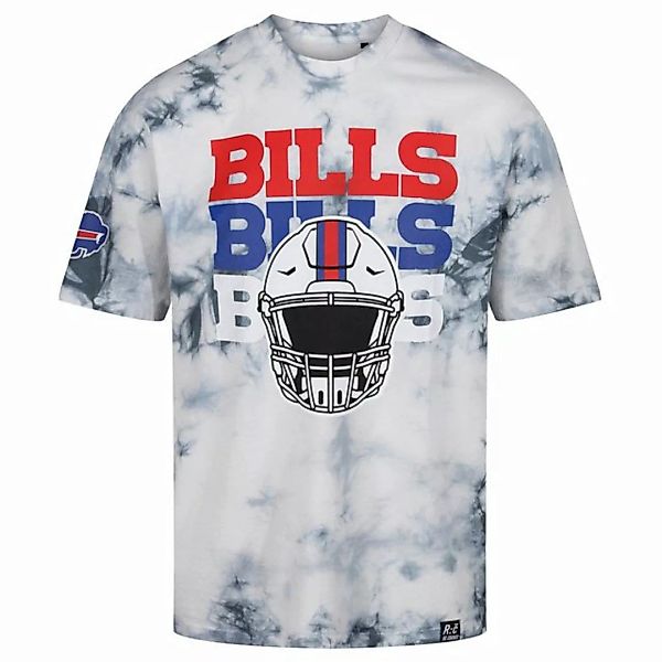 Recovered Print-Shirt Buffalo Bills - NFL - Tie-Dye Relaxed T-Shirt,Helmet günstig online kaufen
