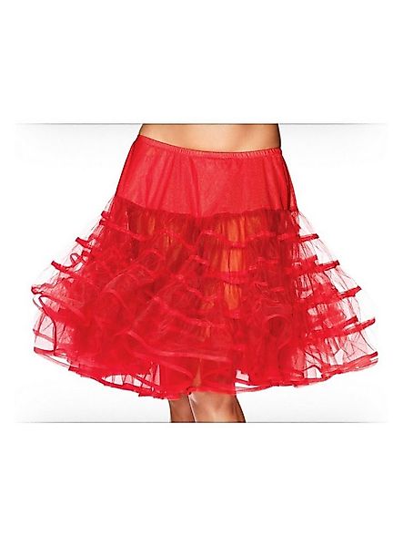 Leg Avenue Kostüm Petticoat mittellang rot Karneval Faschingskostüm, Typisc günstig online kaufen