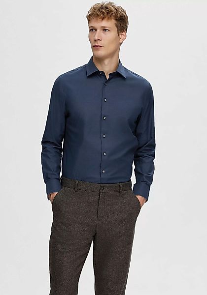 SELECTED HOMME Langarmhemd "SLHSLIMSOHO-DETAIL SHIRT LS NOOS" günstig online kaufen