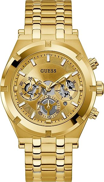 Guess Multifunktionsuhr CONTINENTAL GW0260G4, Armbanduhr, Quarzuhr, günstig online kaufen