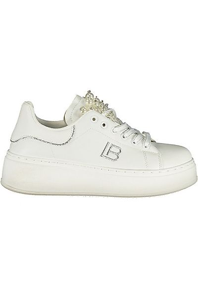 Laura Biagiotti Sneaker Eleganter Damensportschuh in Weiß mit Perlen und günstig online kaufen