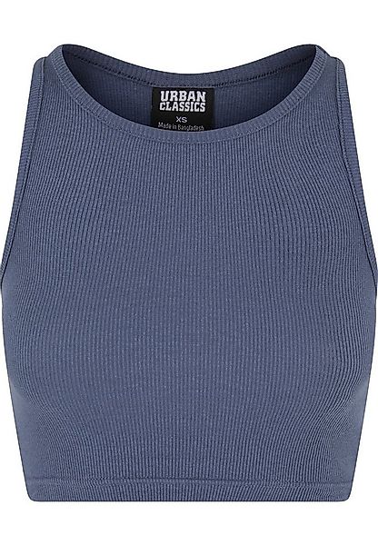 URBAN CLASSICS Tanktop Urban Classics Damen Ladies Cropped Rib Top (1-tlg) günstig online kaufen
