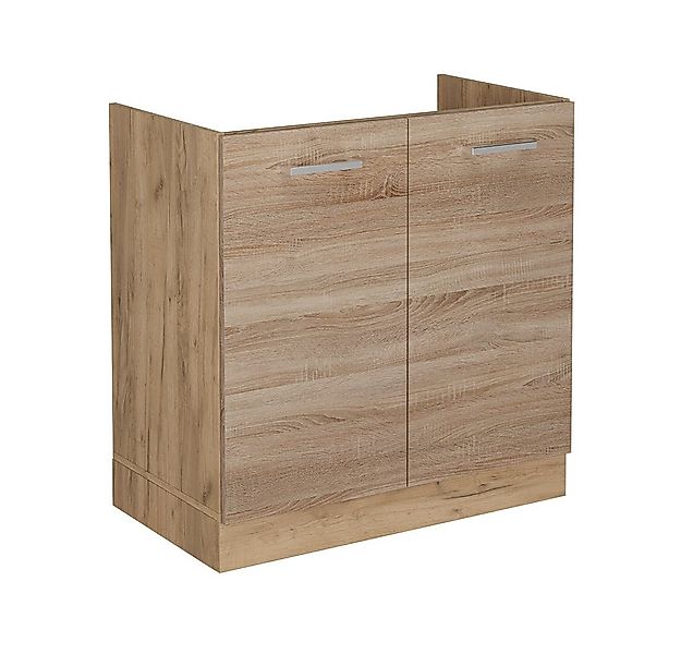 Vicco Unterschrank R-Line, Sonoma/Goldkraft Eiche, 80 cm ohne Arbeitsplatte günstig online kaufen