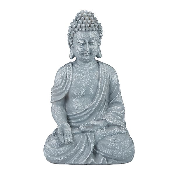 relaxdays Buddhafigur Buddha Figur sitzend 18cm, günstig online kaufen