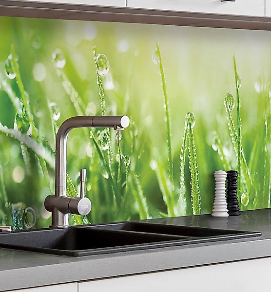 MyMaxxi Küchenrückwand Küchenrückwand selbstklebend Wiese Spritzschutz günstig online kaufen