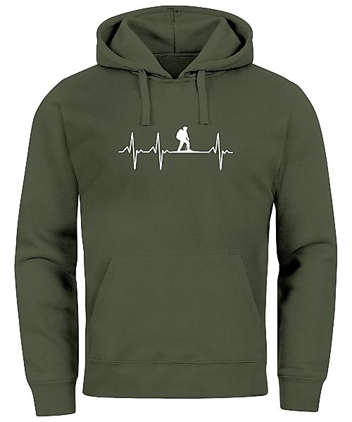 Neverless Hoodie Hoodie Herren Print Wanderer günstig online kaufen