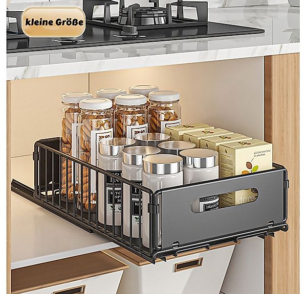 GarveeMore Küchenorganizer-Set 1 Stück Teleskopschublade, Faltbare Schrank günstig online kaufen