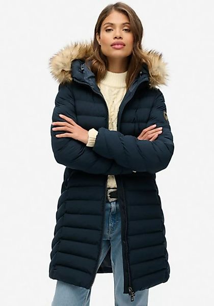 Superdry Steppjacke FUJI FAUX FUR HOOD MID LENGTH günstig online kaufen