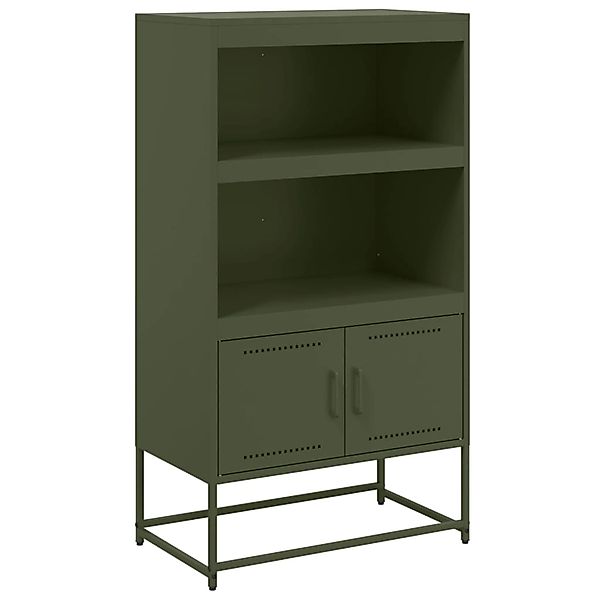 vidaXL Highboard Olivgrün 68,5x38,5x123,5 cm Stahl 846504 günstig online kaufen
