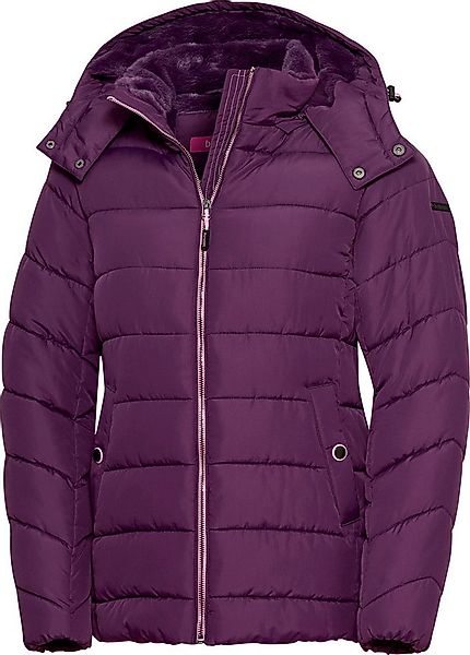 belmina Steppjacke Verstellbare Kapuze mit flauschigem Kunstfell günstig online kaufen