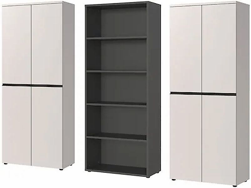 GERMANIA Büromöbel-Set »Lemont« 3 Stk. tlg. Set bestehend aus 2 Aktenschrän günstig online kaufen