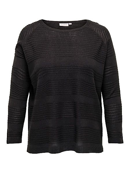 ONLY Strukturiert Pullover Damen Schwarz günstig online kaufen